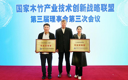 新港集團獲批“仿生無醛人造板專業(yè)實驗室”并進行“輕質(zhì)高強刨花板制造關鍵技術”創(chuàng)新成果發(fā)布